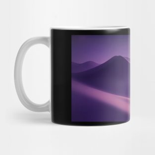 Beautiful scenery of landscapes from Sand dune with the sun Mug